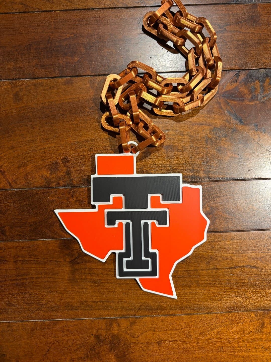 Texas Tech Red Raiders Oversized Necklace hype fan chain - Image 1