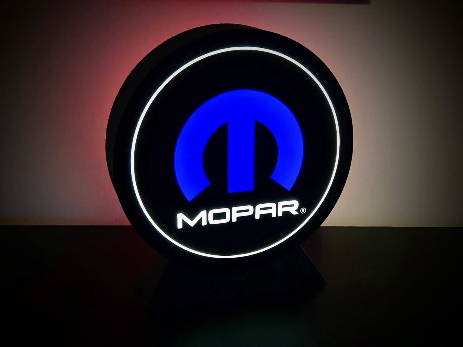 Mopar LED light box! Great for your desk, bookshelf or garage. - Image 1