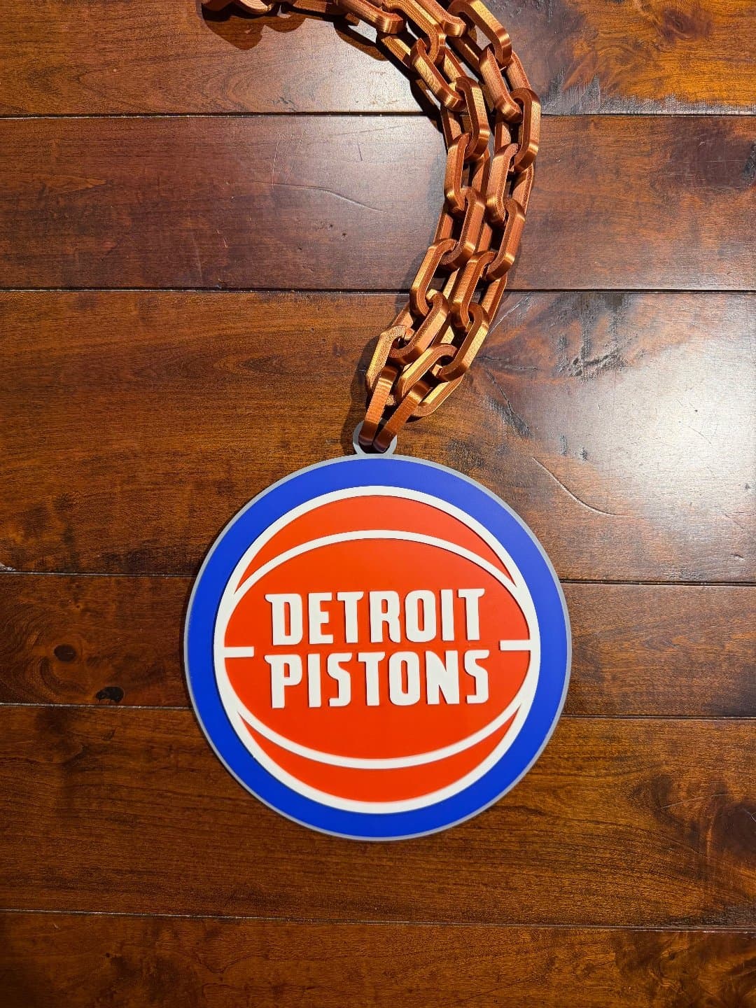 Detroit Pistons extra large hype chain necklace! - Image 1