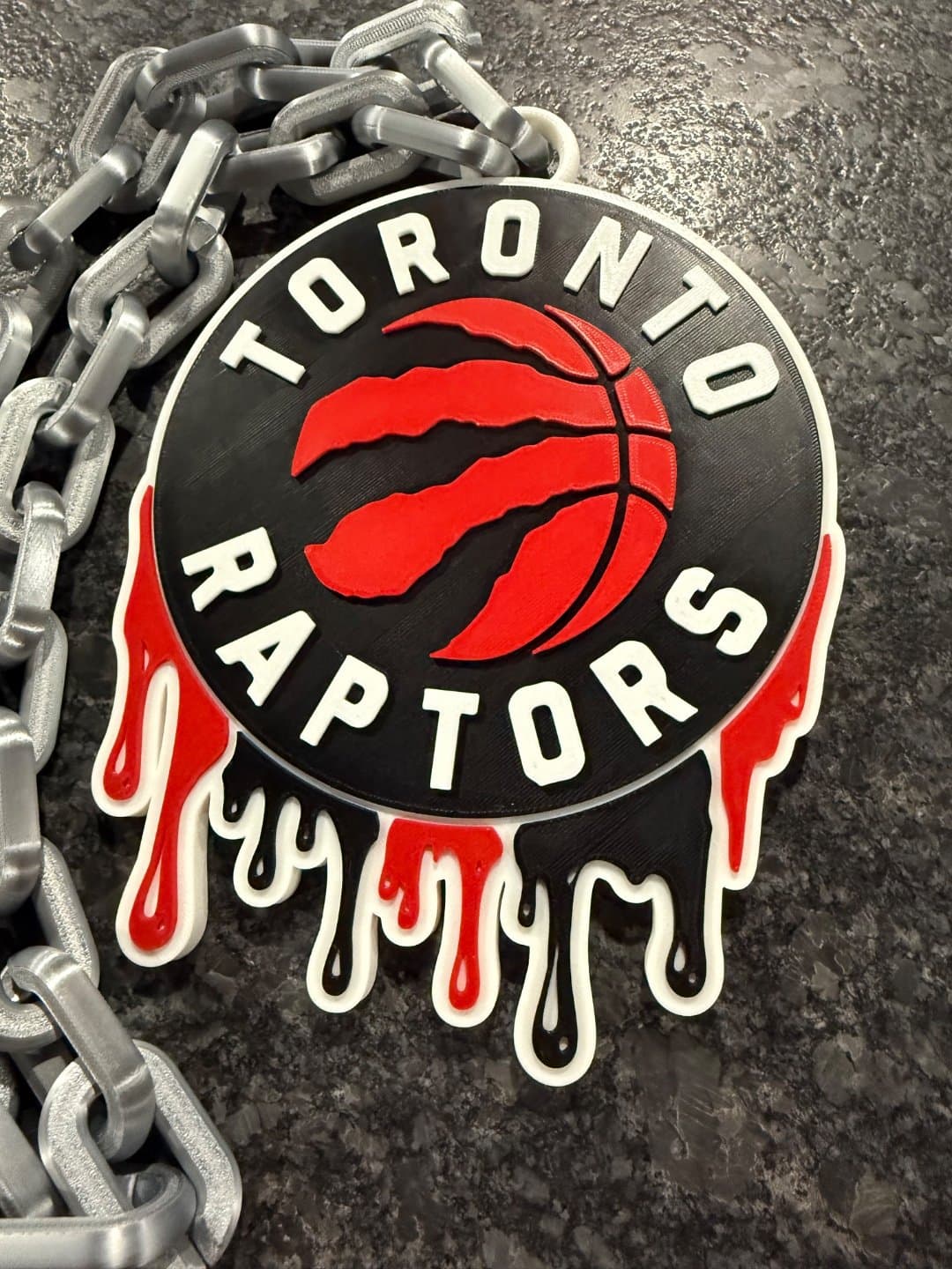 Toronto Raptors drip style hype chain necklace - Image 1