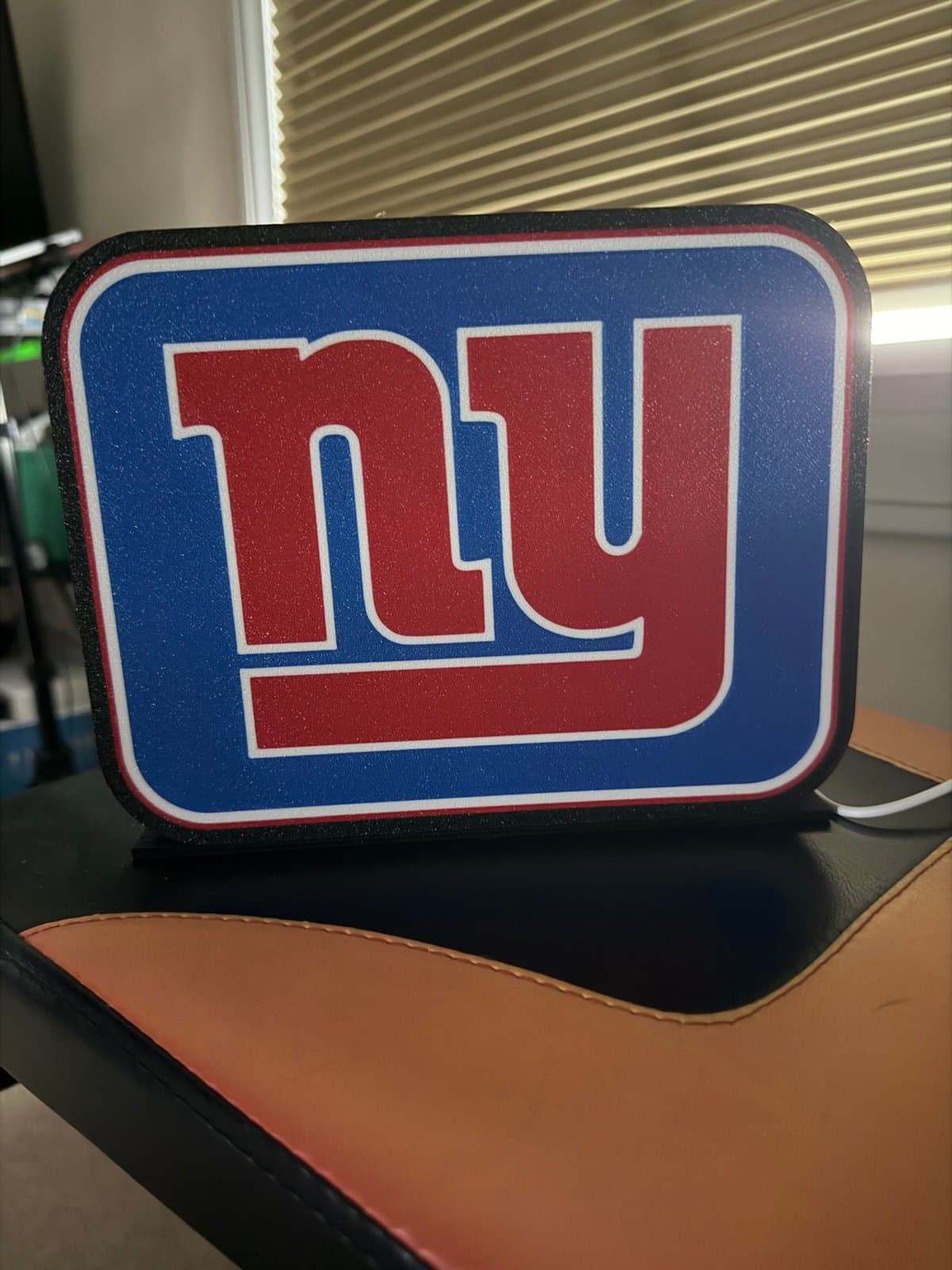 New York Giants LED light box - great desk or bedroom item! - Thumbnail 2