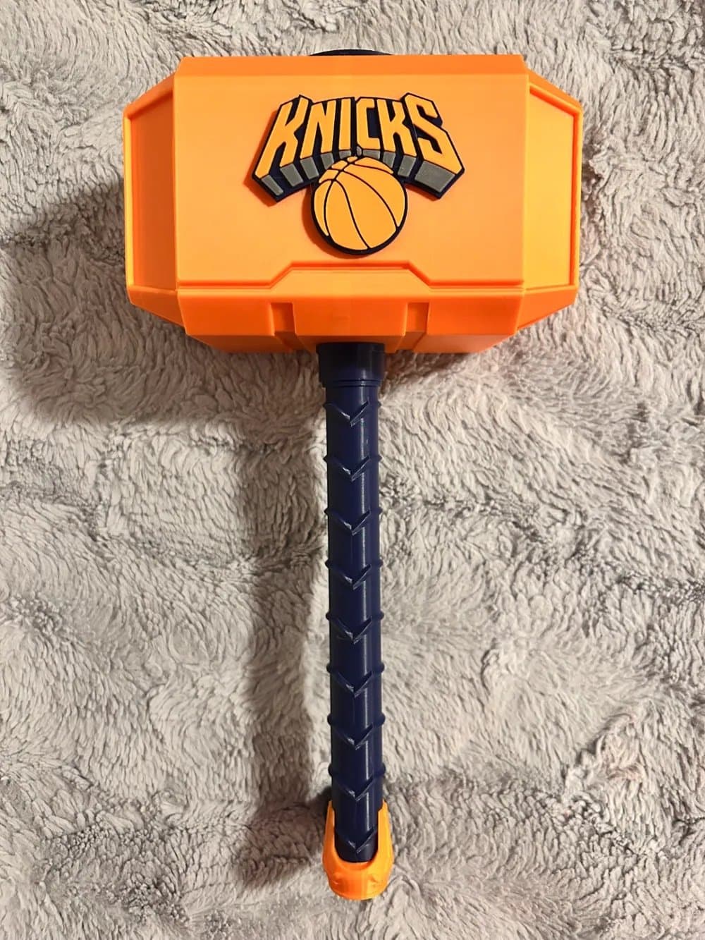New York Knicks themed Mjolnir Thor's Hammer - 3D Printed Fan Art - Image 1
