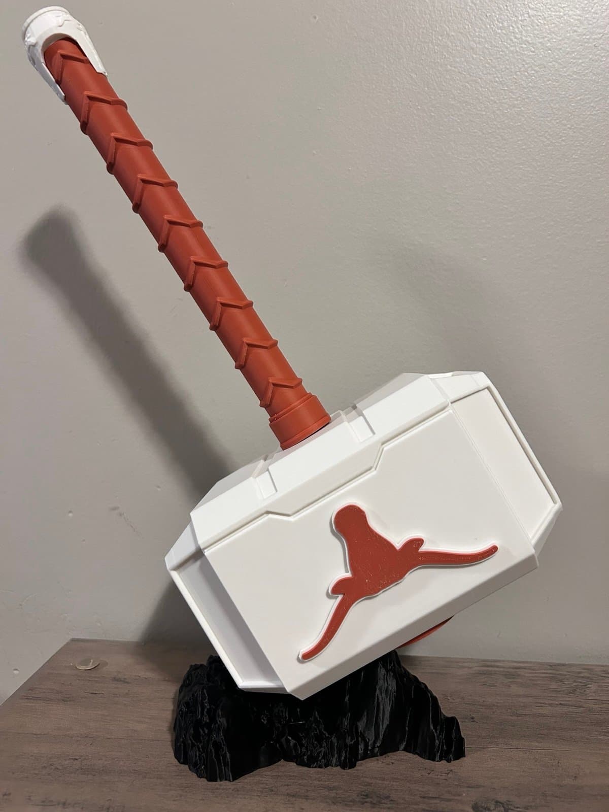 Texas longhorns themed Mjolnir Thor's Hammer - 3D Printed Fan Art - - Thumbnail 2