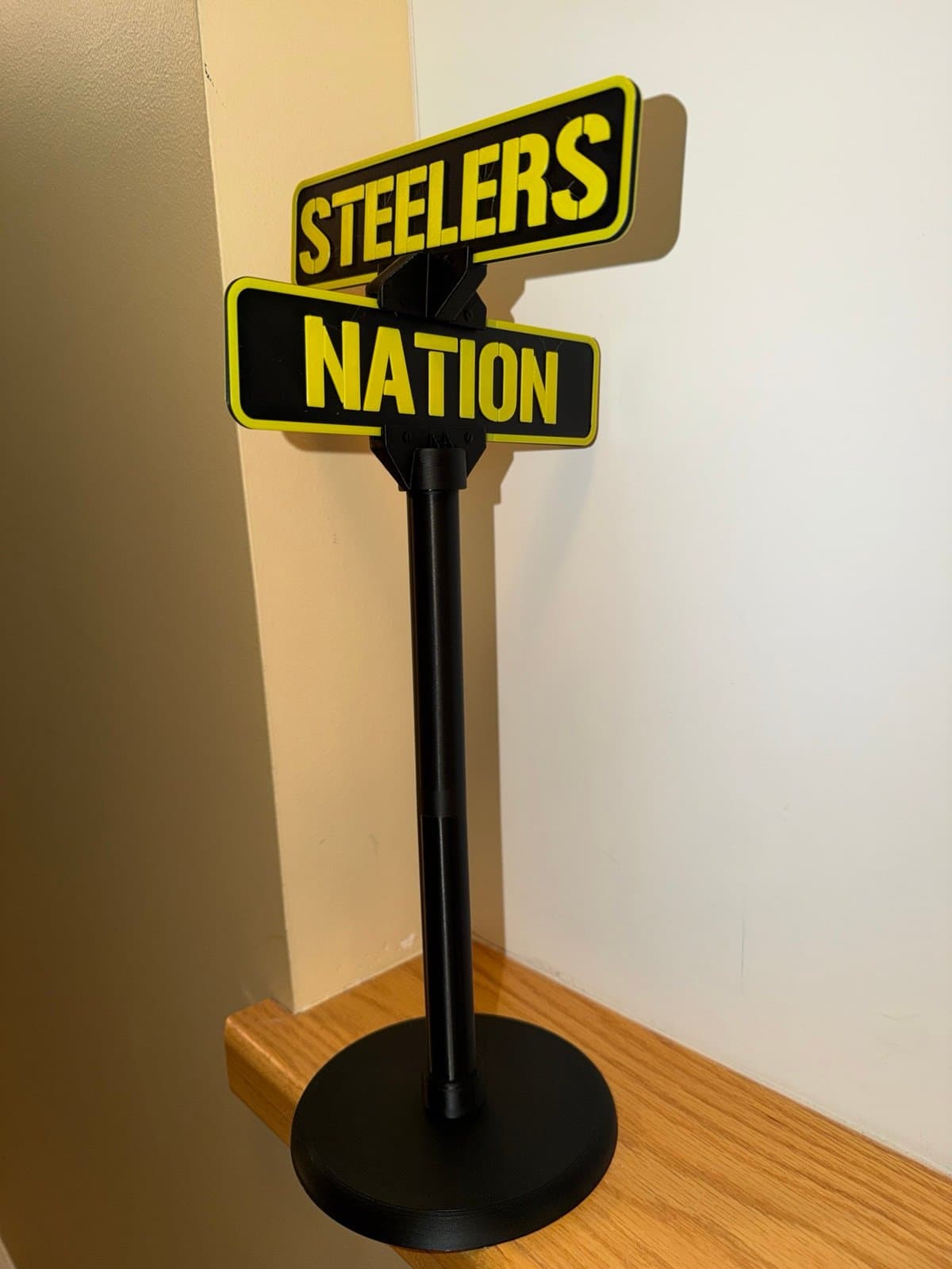 Pittsburgh Steelers custom made mini street sign - great for your desk - Thumbnail 2