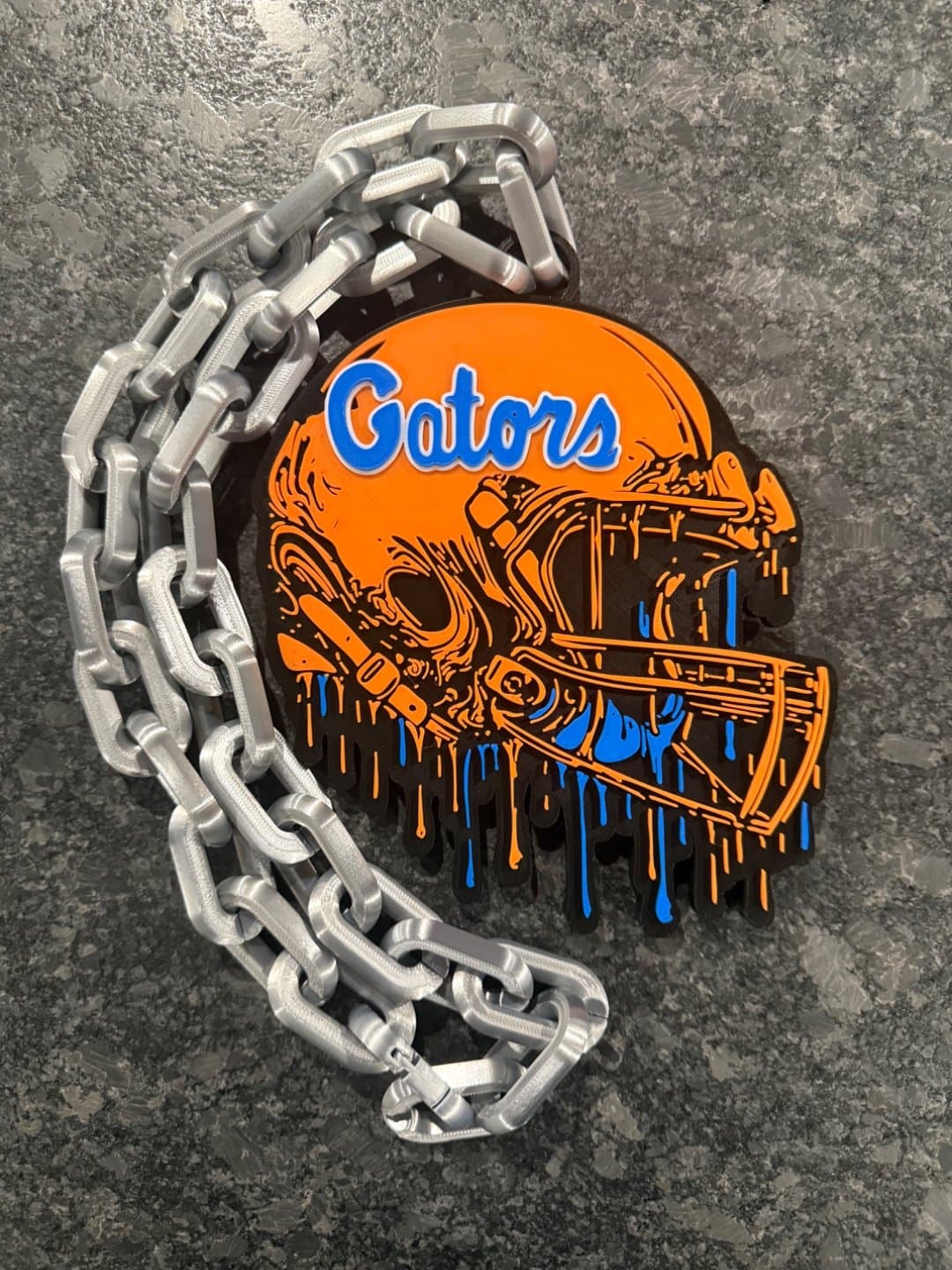 Florida Gators Helmet Drip Hype Chain necklace - Image 1