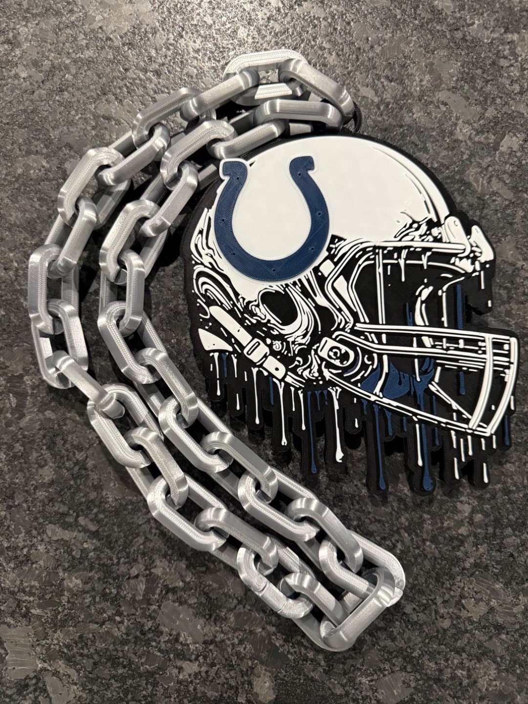 Indianapolis Colts Drip Style hype fan chain necklace! - Image 1