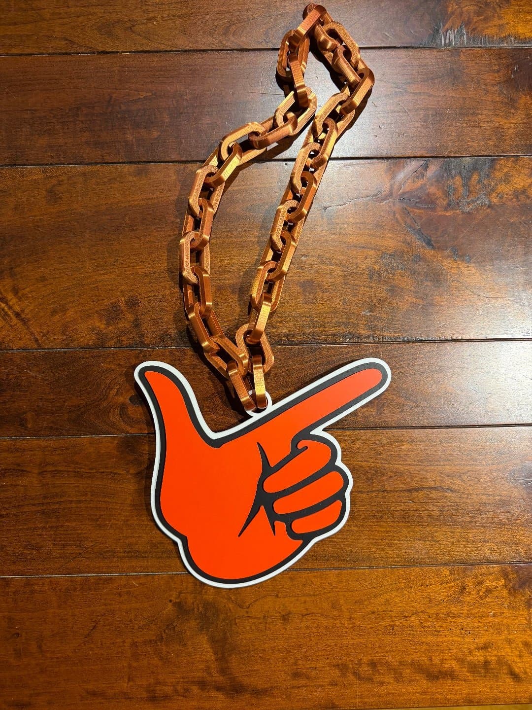 Texas Tech Red Raiders “Guns Up” oversized hype necklace! - Image 1