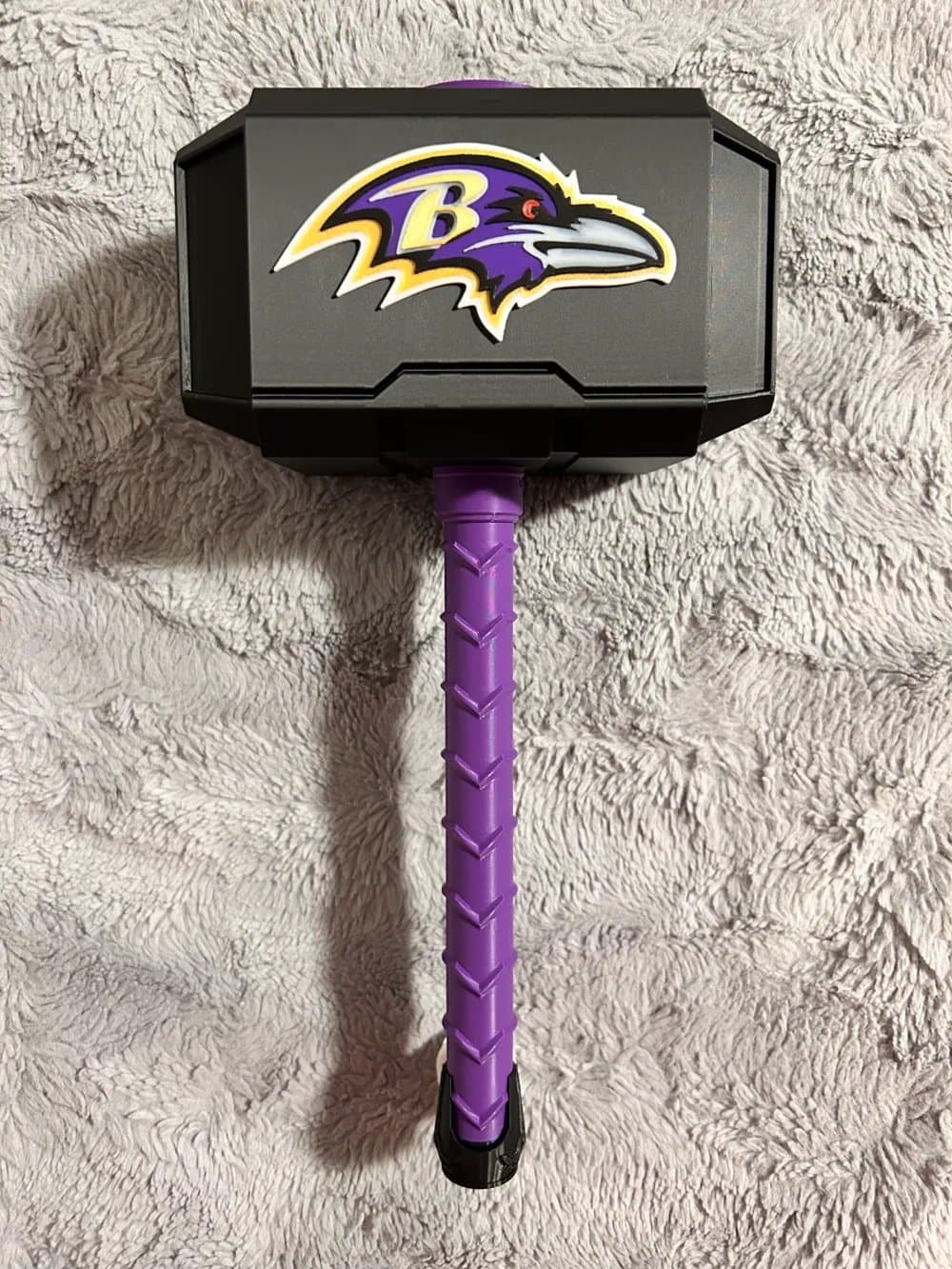 Baltimore Ravens Thor inspired hammer and rock stand! - Image 1