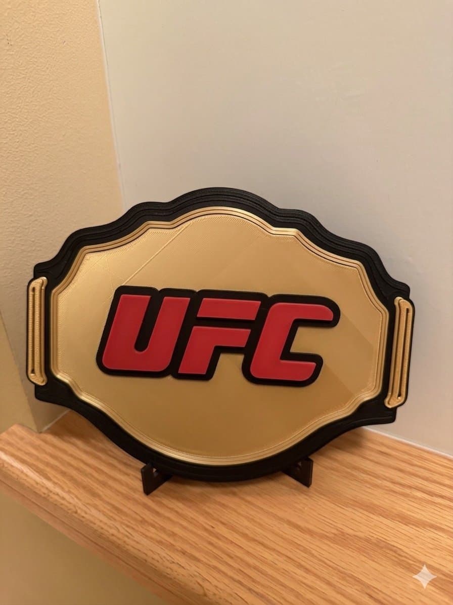UFC championship belt hype fan chain OR desk display! Pick one! - Thumbnail 2