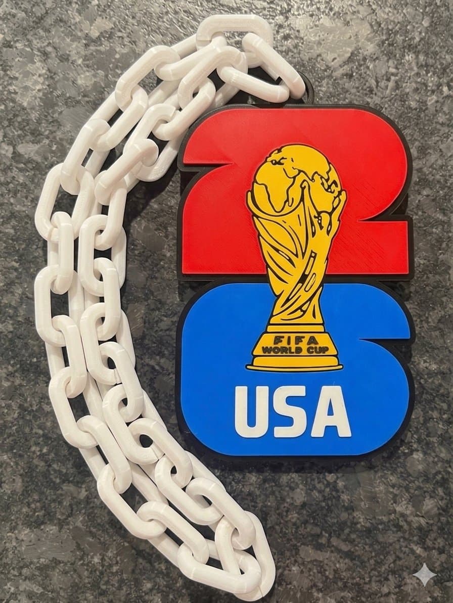 USA 2026 World Cup Hype Chain necklace - Image 1