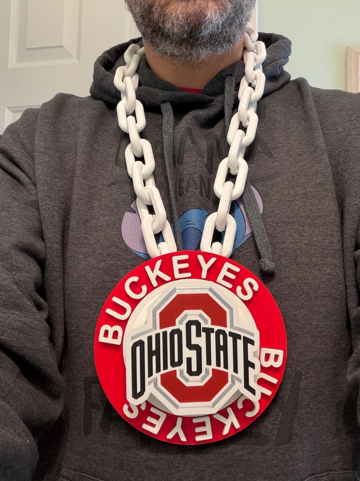 Ohio State Buckeyes spinning hype fan chain! - Image 1