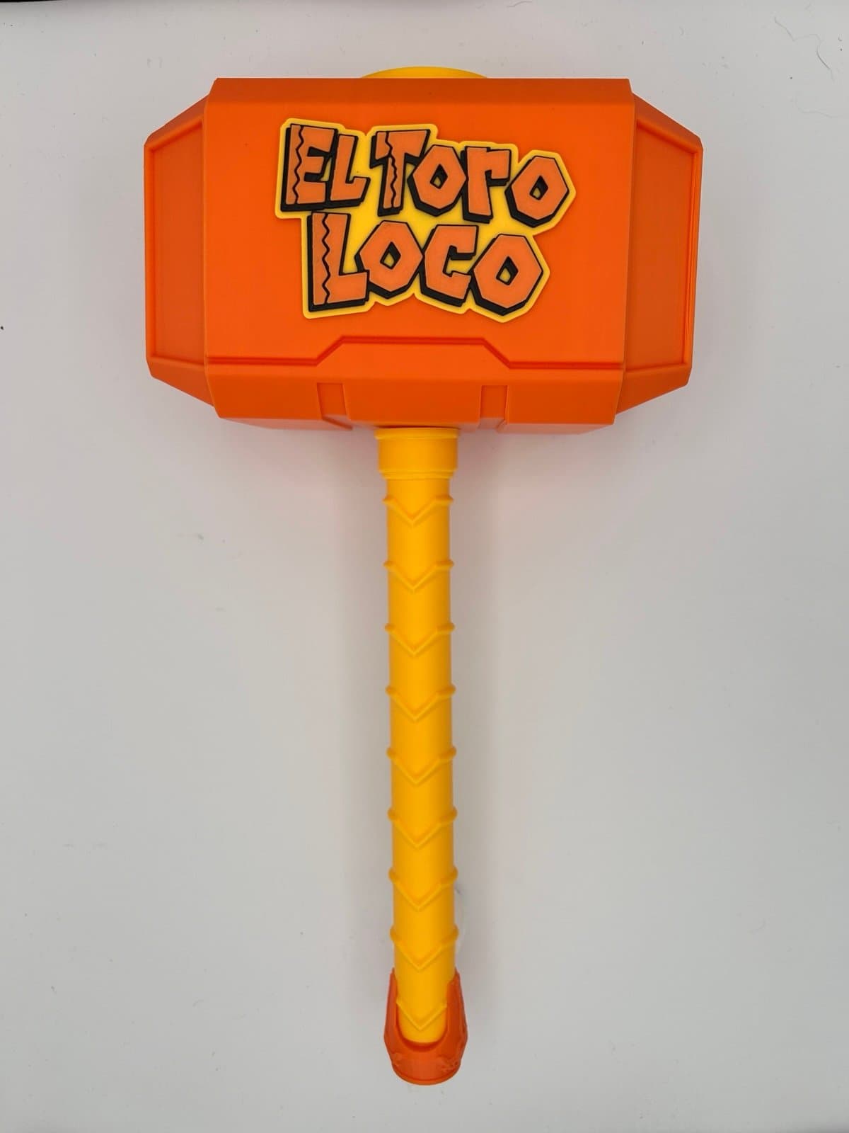 El toro loco monster trucks inspired Mjolnir Thor's Hammer and rock stand - Image 1