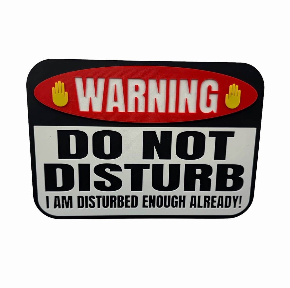 Do Not Disturb funny Wall Art /Sign - Image 1