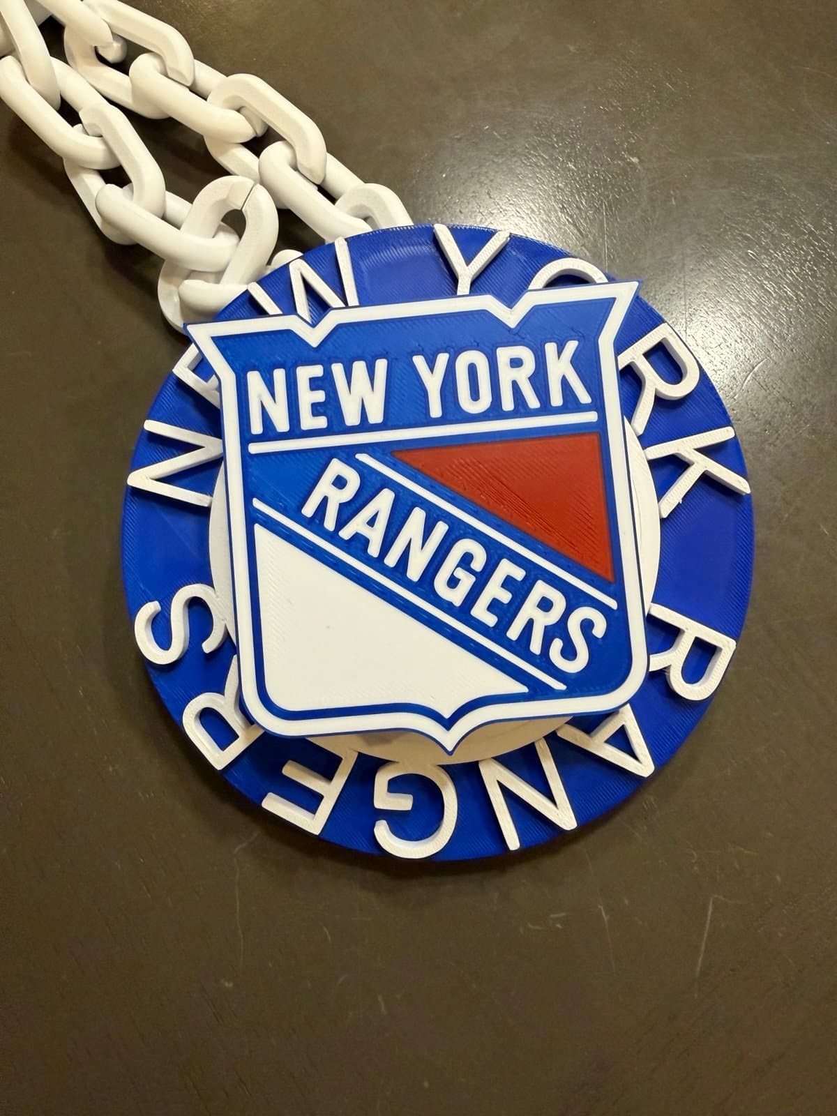 New York Rangers spinning hype fan chain! NHLfans love it! - Image 1