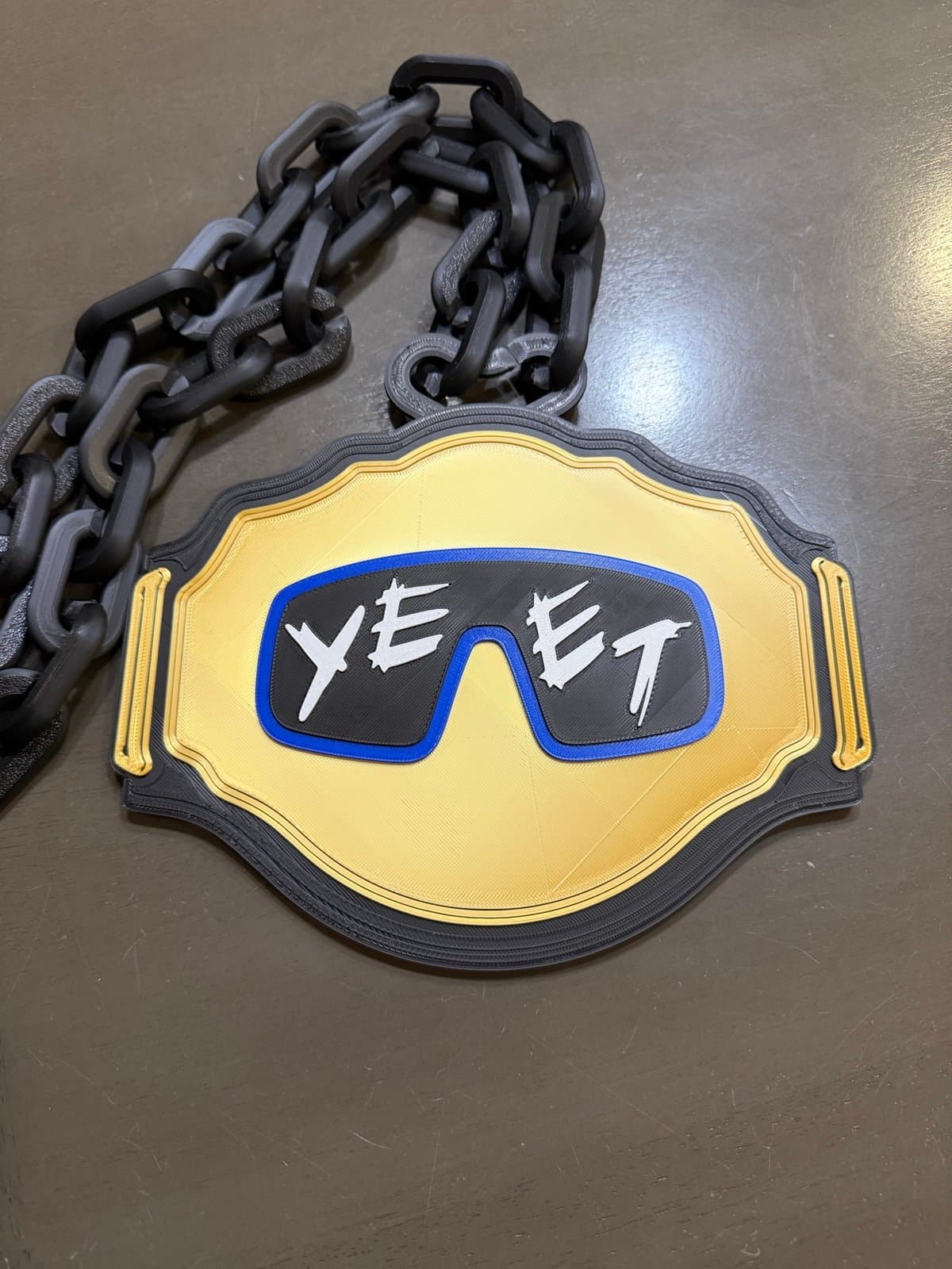 Jey USO YEET WWE championship belt hype fan chain OR desk display! Pick one! - Image 1