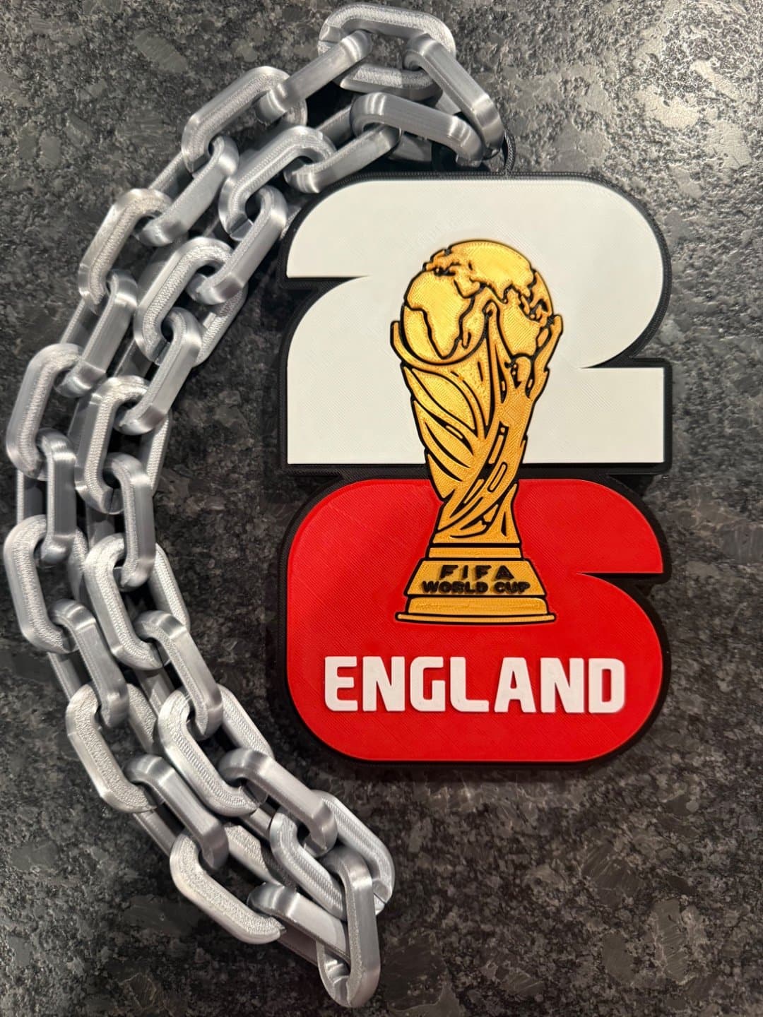 England 2026 World Cup Hype Chain necklace - Image 1