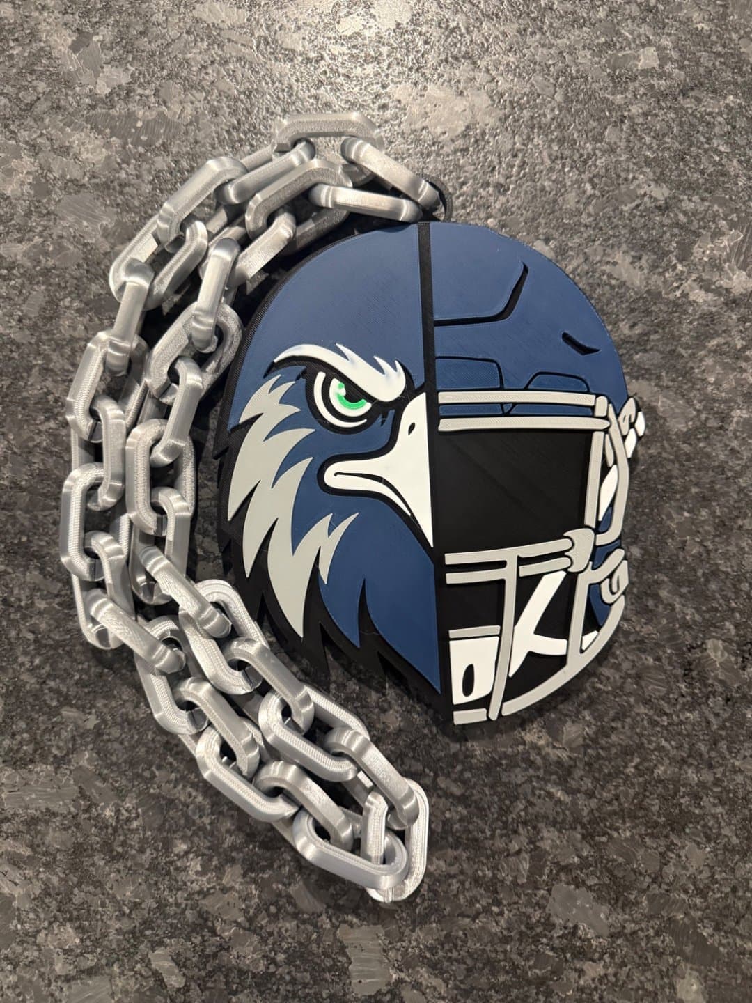 Seattle Seahawks Split Identity Hype chain necklace - Image 1