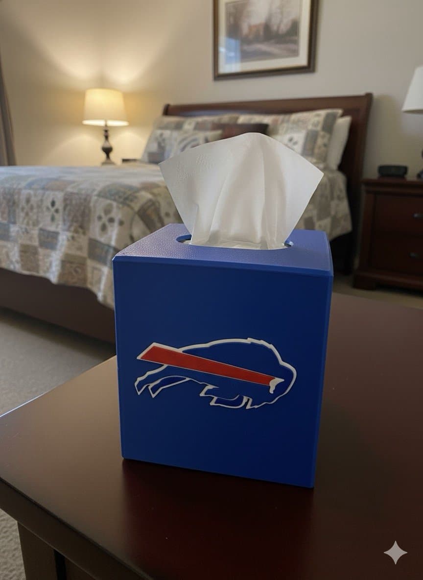 Buffalo Bills tissue box cover - Image 1