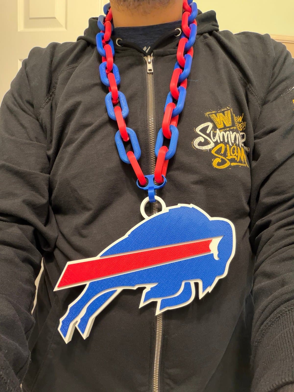 Buffalo Bills extra large hype fan chain necklace - Image 1