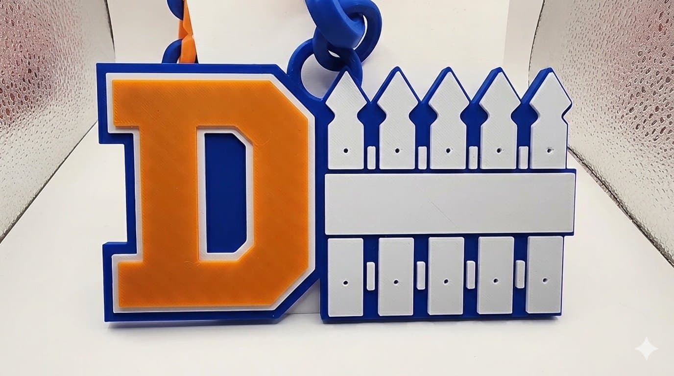 “D Fence” defense hype fan chain! Link color of your choice. Can customize! - Image 1