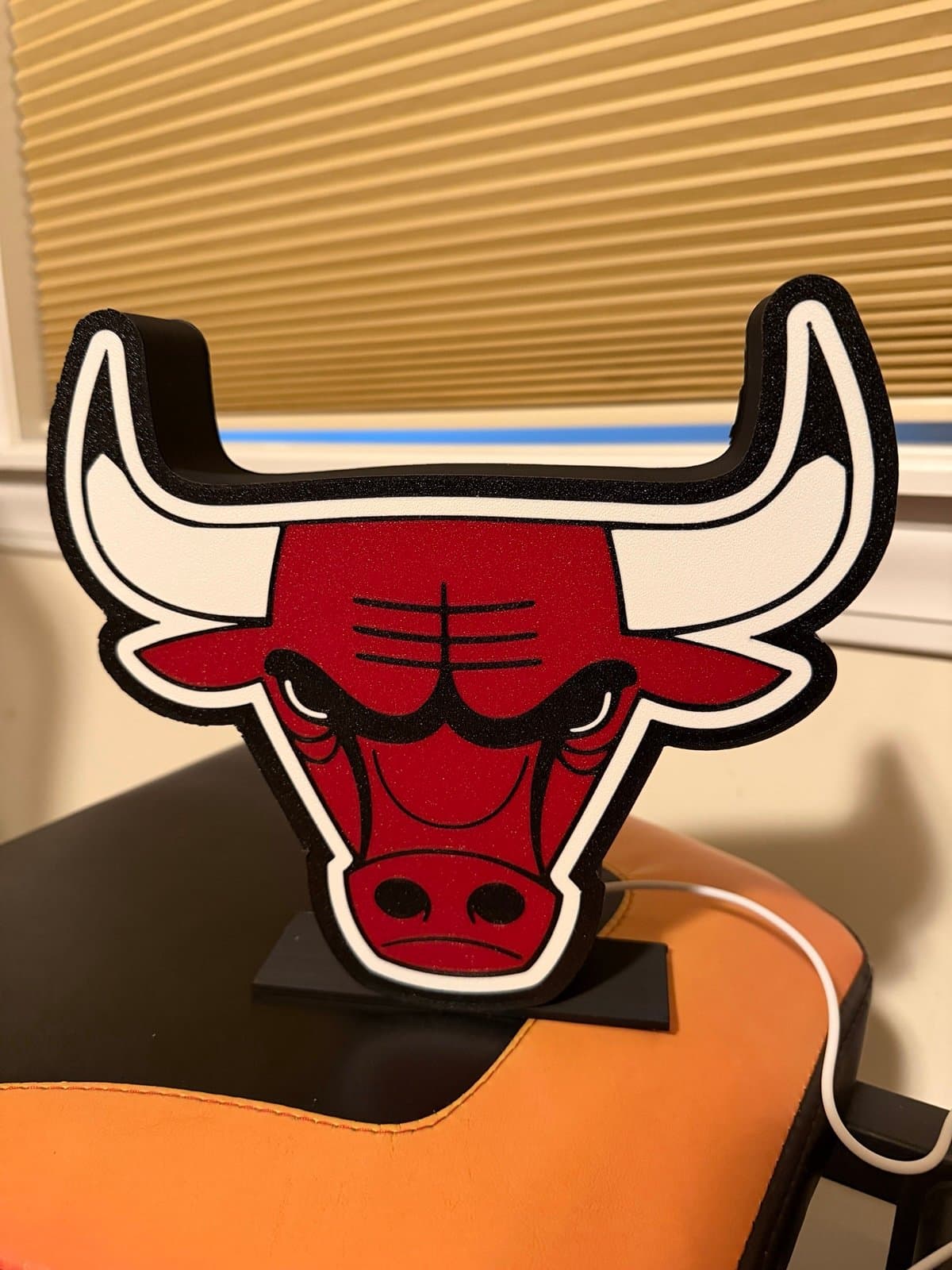 Chicago Bulls LED light box! Desk stand or wall mount available. - Thumbnail 2