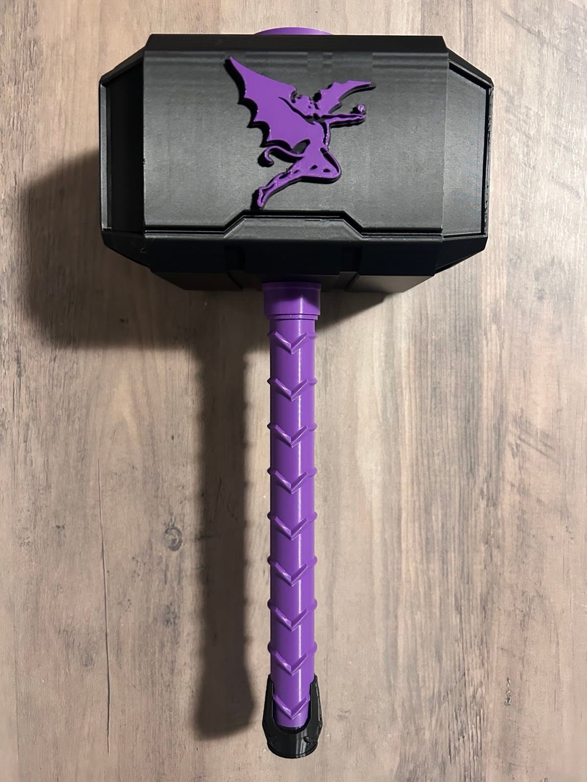 Black Sabbath themed Mjolnir Thor's Hammer - 3D Printed Fan Art - ozzy osbourne - Image 1