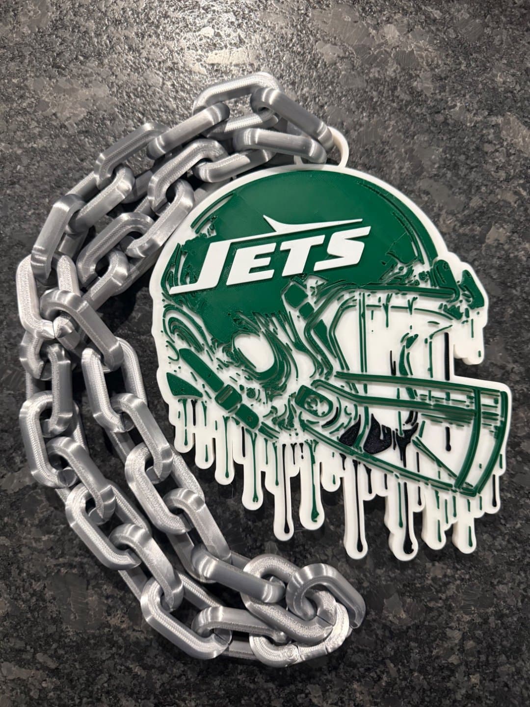 New York Jets drip style hype fan chain necklace! - Image 1