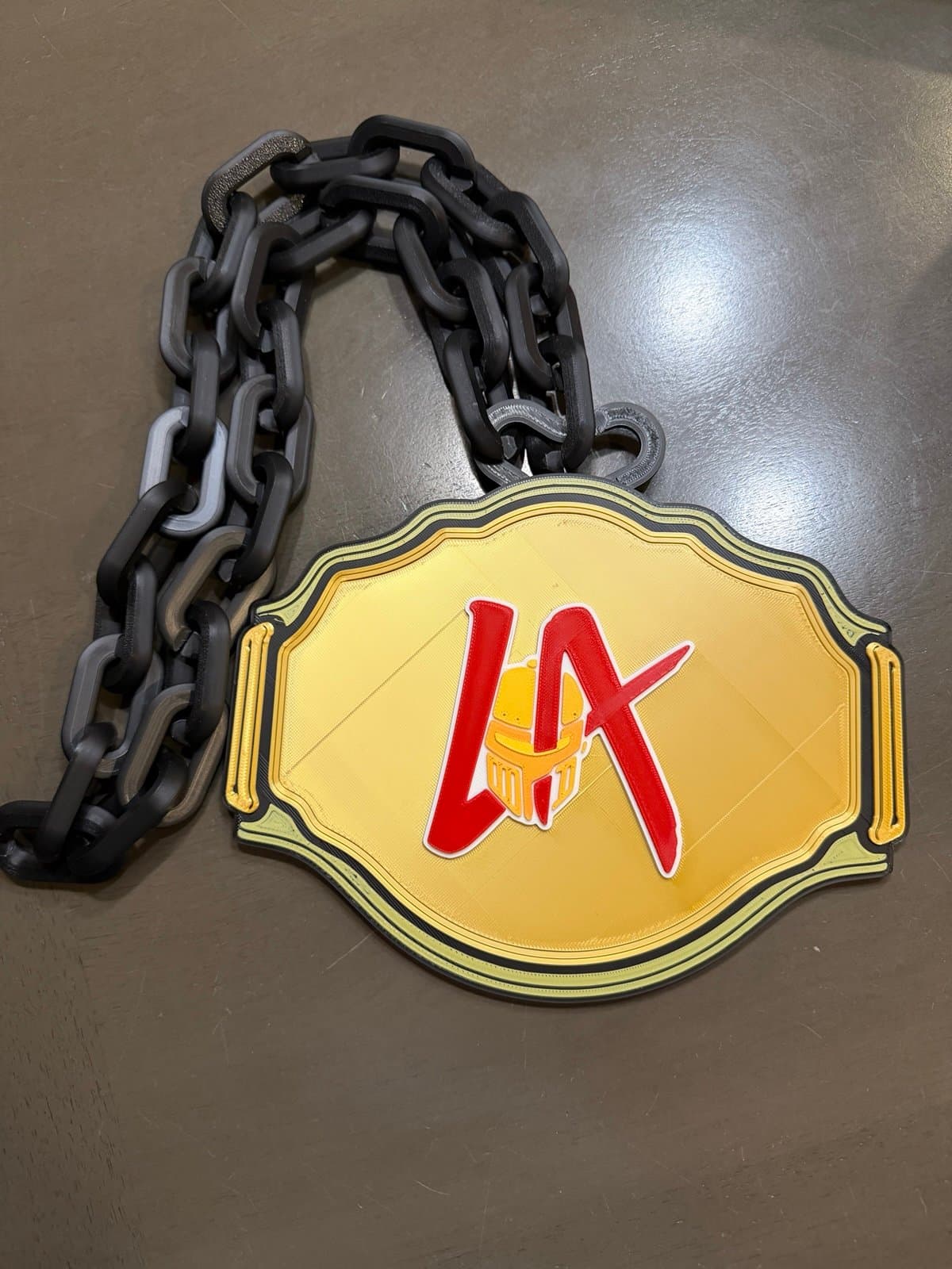 LA Knight WWE championship belt hype fan chain OR desk display! Pick one! - Thumbnail 4