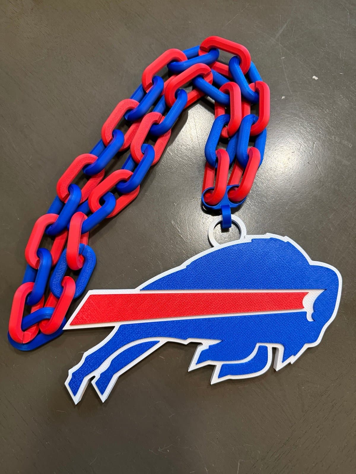 Buffalo Bills extra large hype fan chain necklace - Thumbnail 2