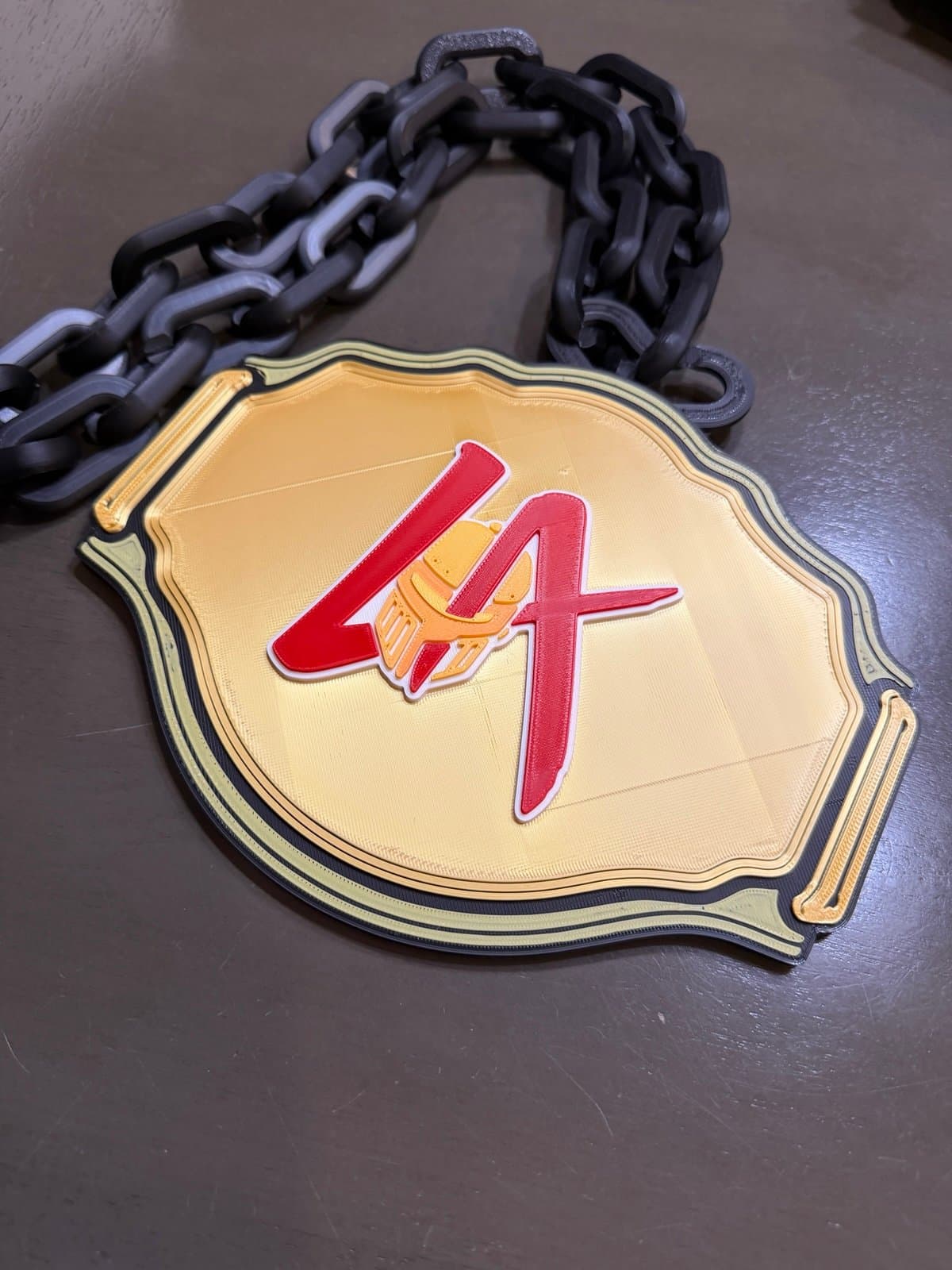 LA Knight WWE championship belt hype fan chain OR desk display! Pick one! - Thumbnail 2