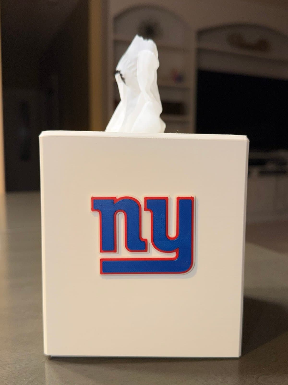 New York Giants small tissue box cover - custom made for YOUR home! - Thumbnail 2