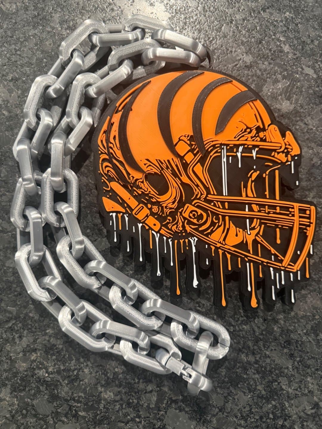 Cincinnati Bengals Drip Style hype fan chain necklace! - Image 1