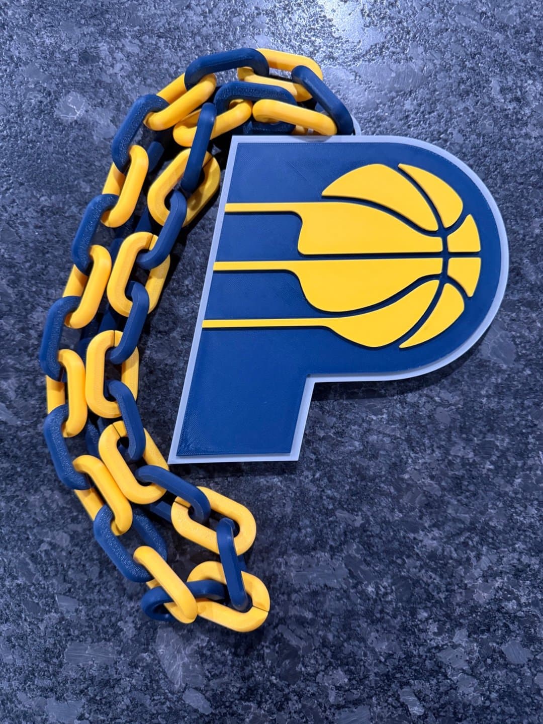 Indiana Pacers Hype fan chain necklace! Unique fan item - Image 1