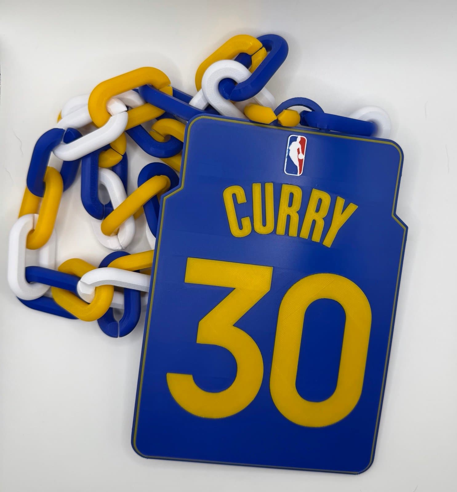GOLDEN STATE WARRIORS STEPH CURRY HYPE CHAIN NECKLACE! - Image 1