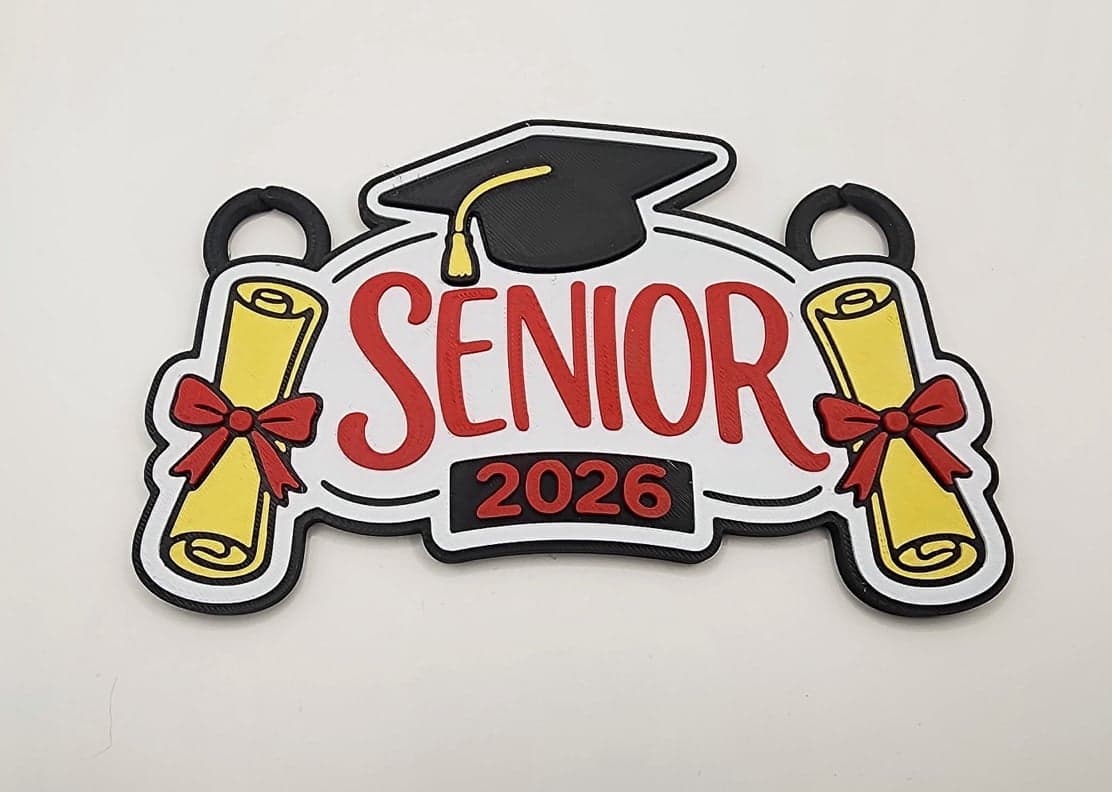 Graduation senior 2026 hype chain! Comes with chain links any color! - Image 1