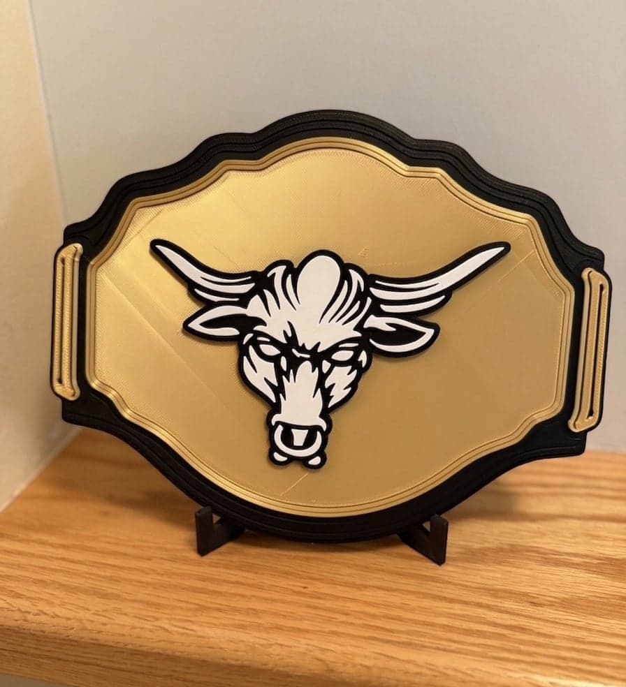 The Rock WWE championship belt hype fan chain OR desk display! Pick one! - Thumbnail 2