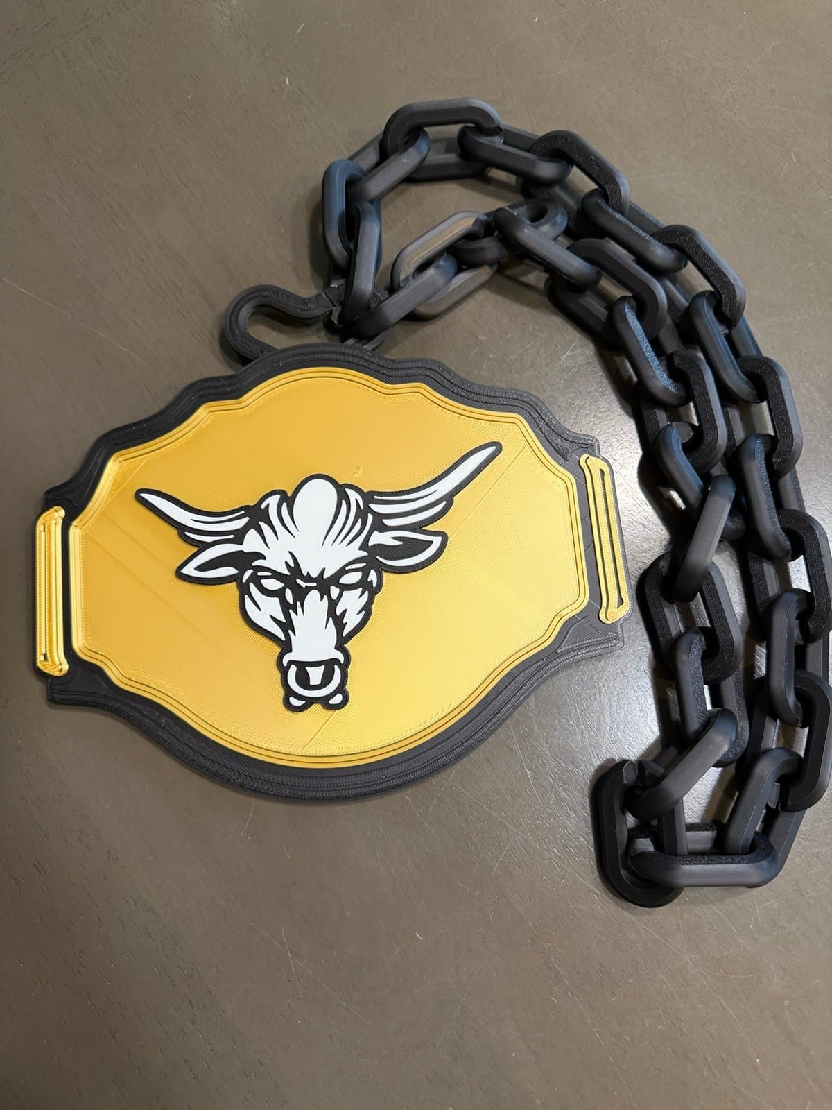 The Rock WWE championship belt hype fan chain OR desk display! Pick one! - Thumbnail 5