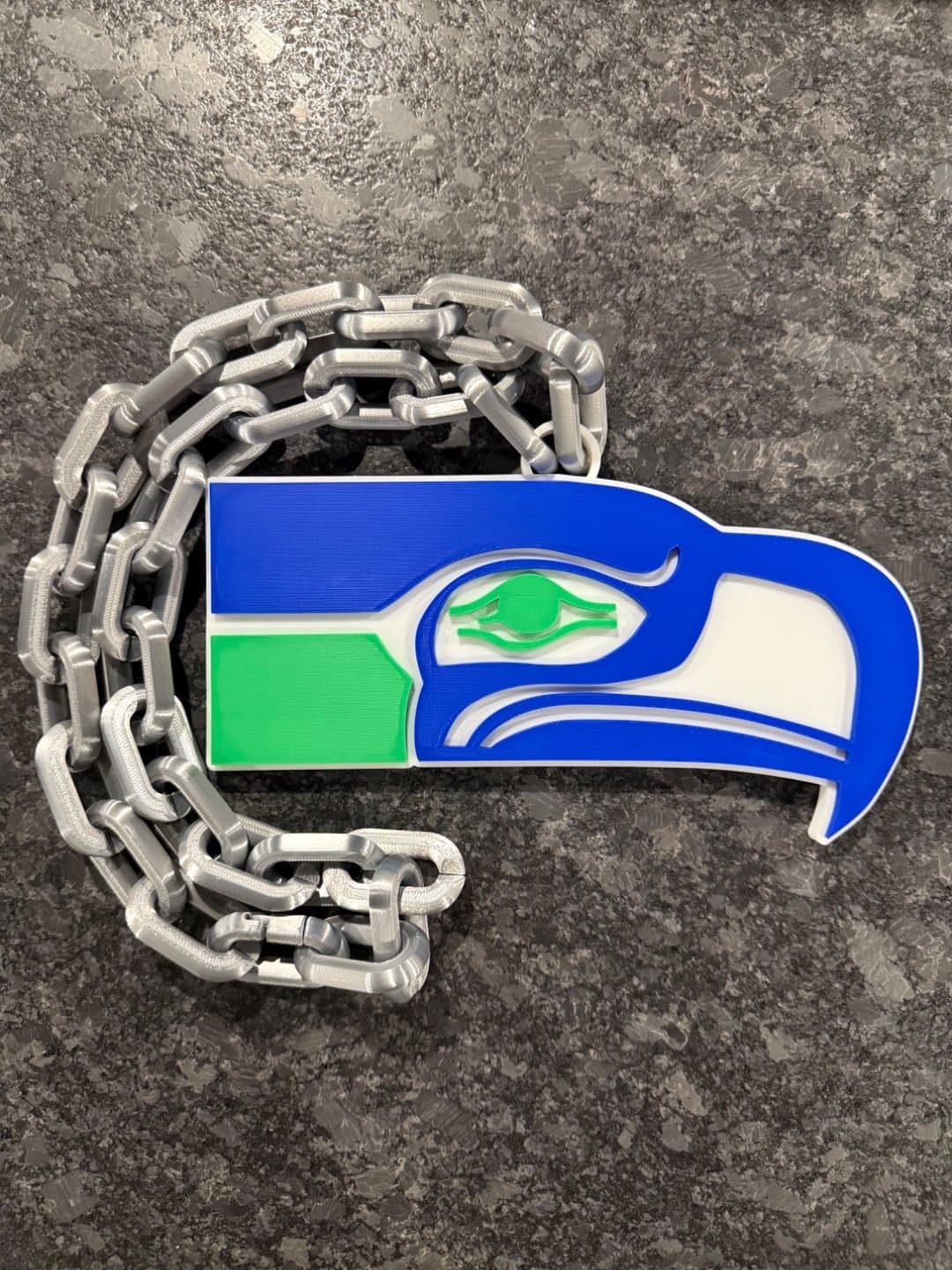 Seattle Seahawks Retro Hype Chain neckless - Image 1