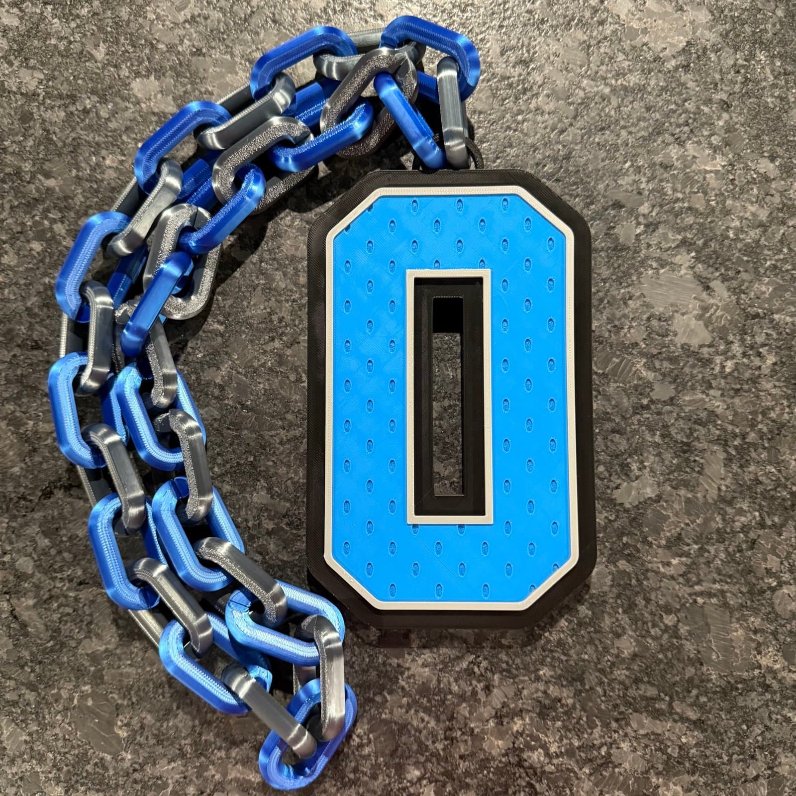 Custom Jersey Numbers Turnover Chain! You pick the numbers and colors! - Thumbnail 2
