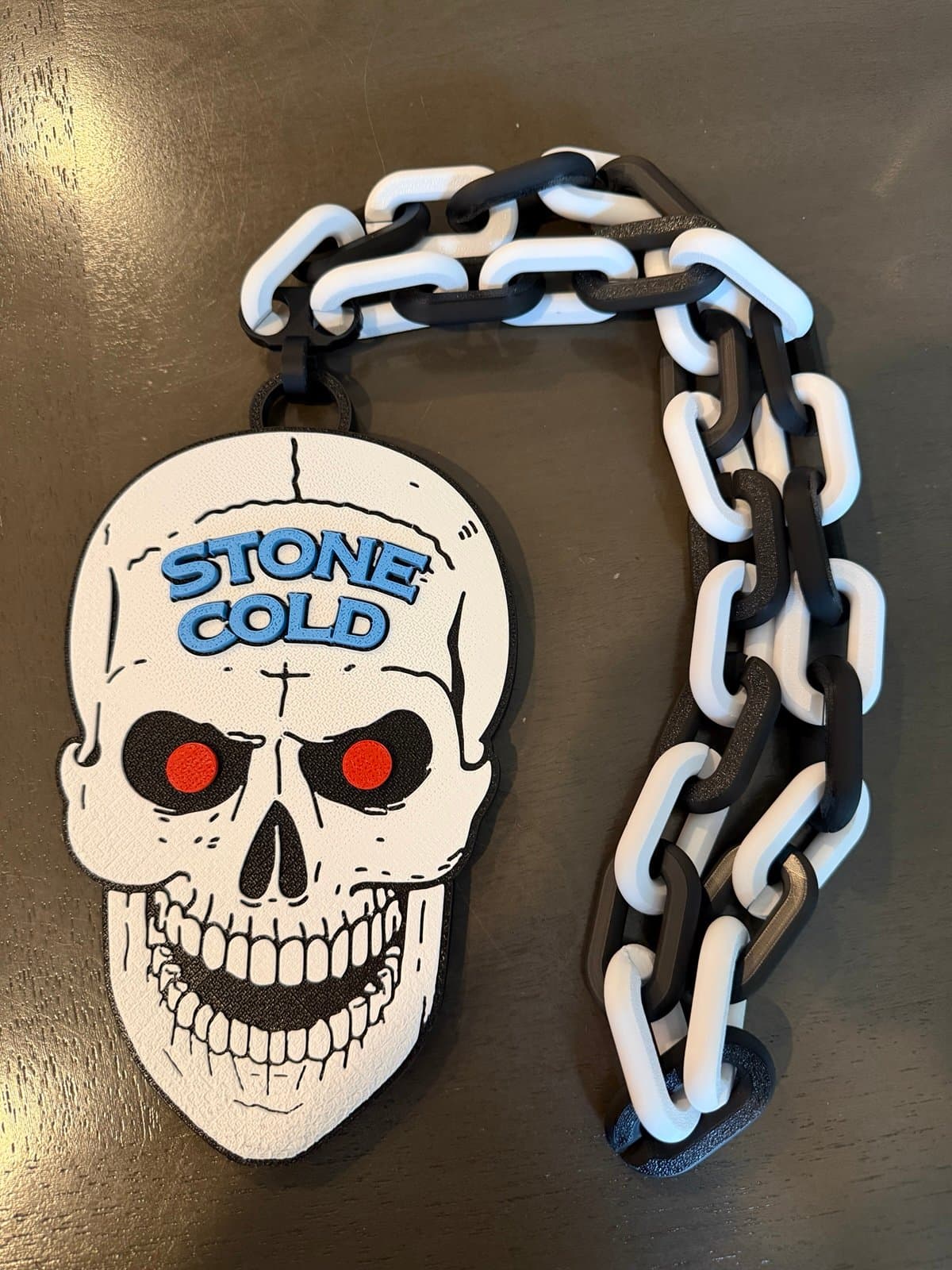 Stone Cold Steve Austin extra large hype chain - WWE, custom made! - Thumbnail 2