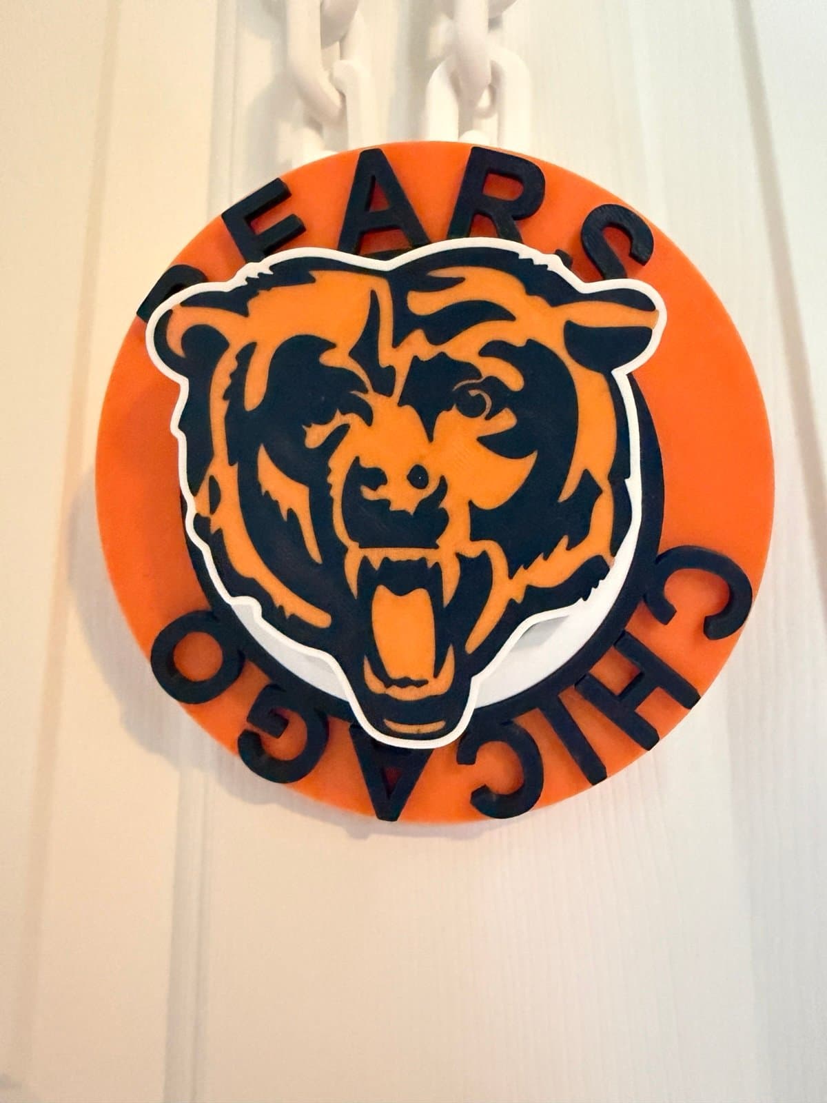 Chicago bears spinning chain necklace! - Thumbnail 2