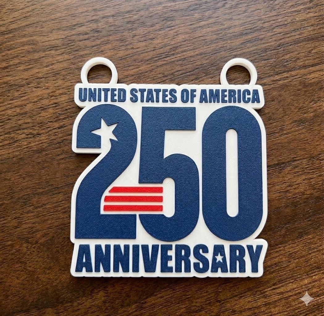 American’s 250 year anniversary hype chain! Pick the color of the chain links!