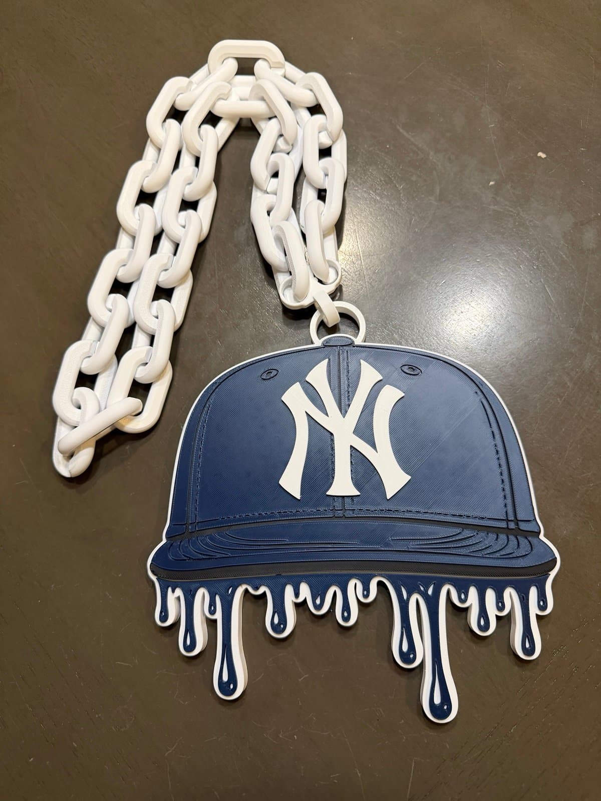 New York Yankees Drip Cap Hype Chain necklace - Thumbnail 2
