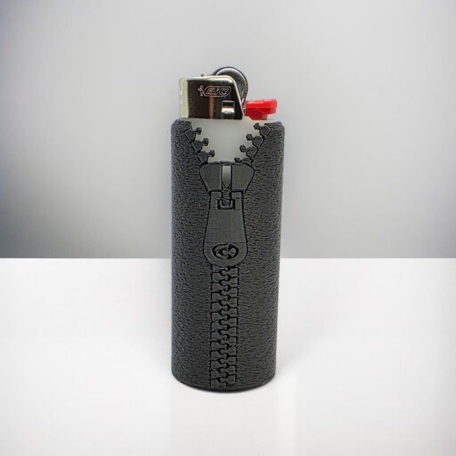 Zipper Bic Sleeve - cool way to show off your lighter! - Thumbnail 2
