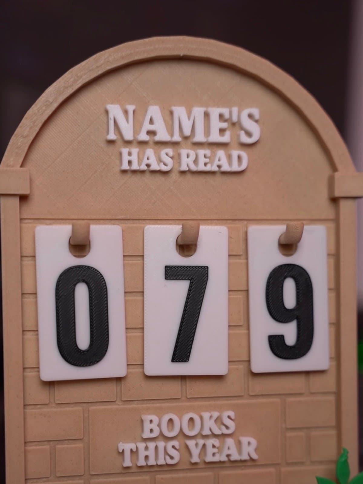 Personalized Book Counter / Tracker - Thumbnail 4