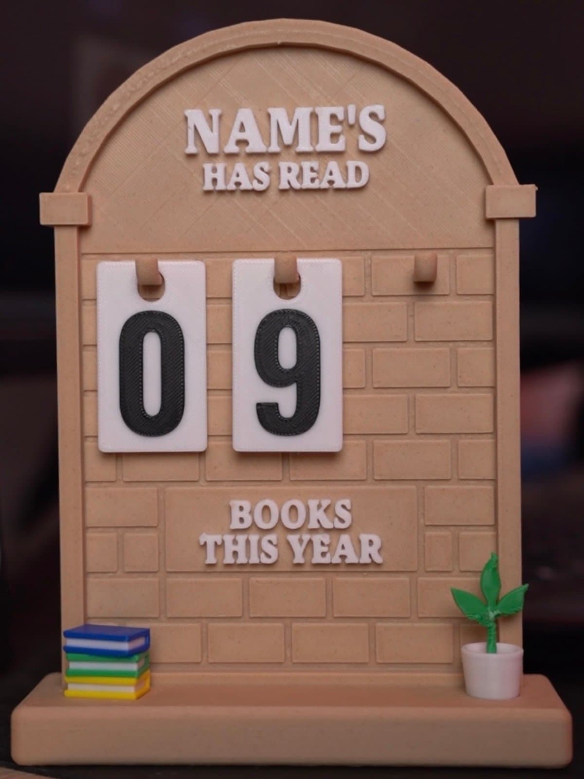 Personalized Book Counter / Tracker - Thumbnail 2