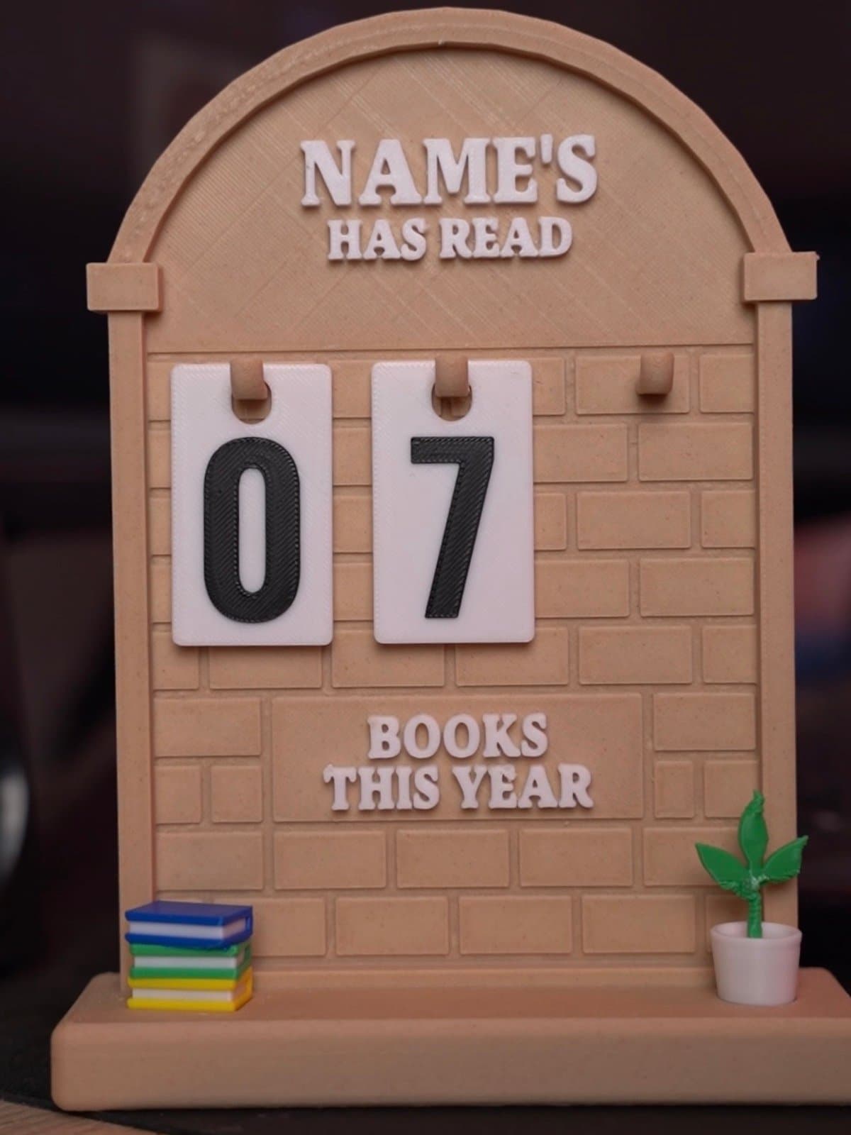 Personalized Book Counter / Tracker - Thumbnail 3