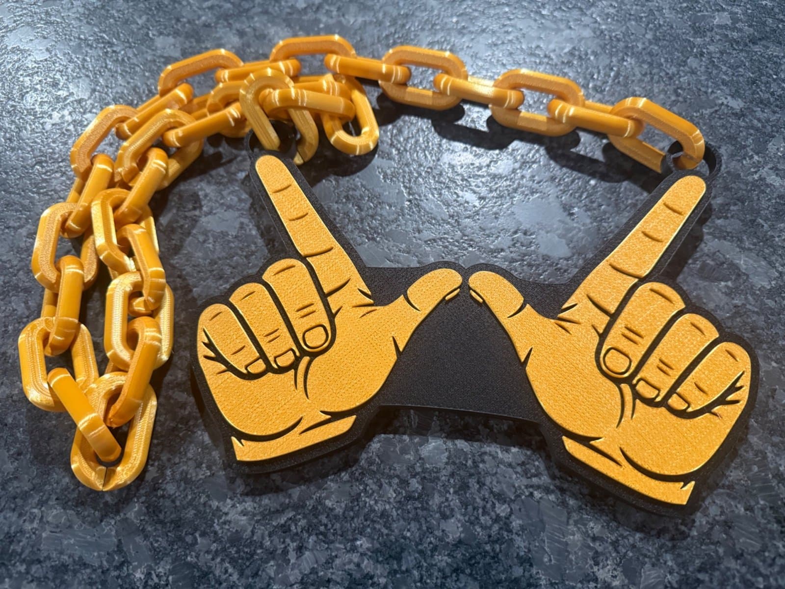 Winner! Hype fan chain! Celebrate the win in style!