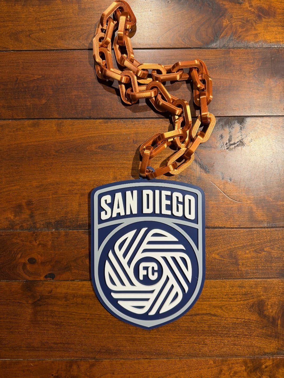 San Diego FC Oversized Necklace hype chain
