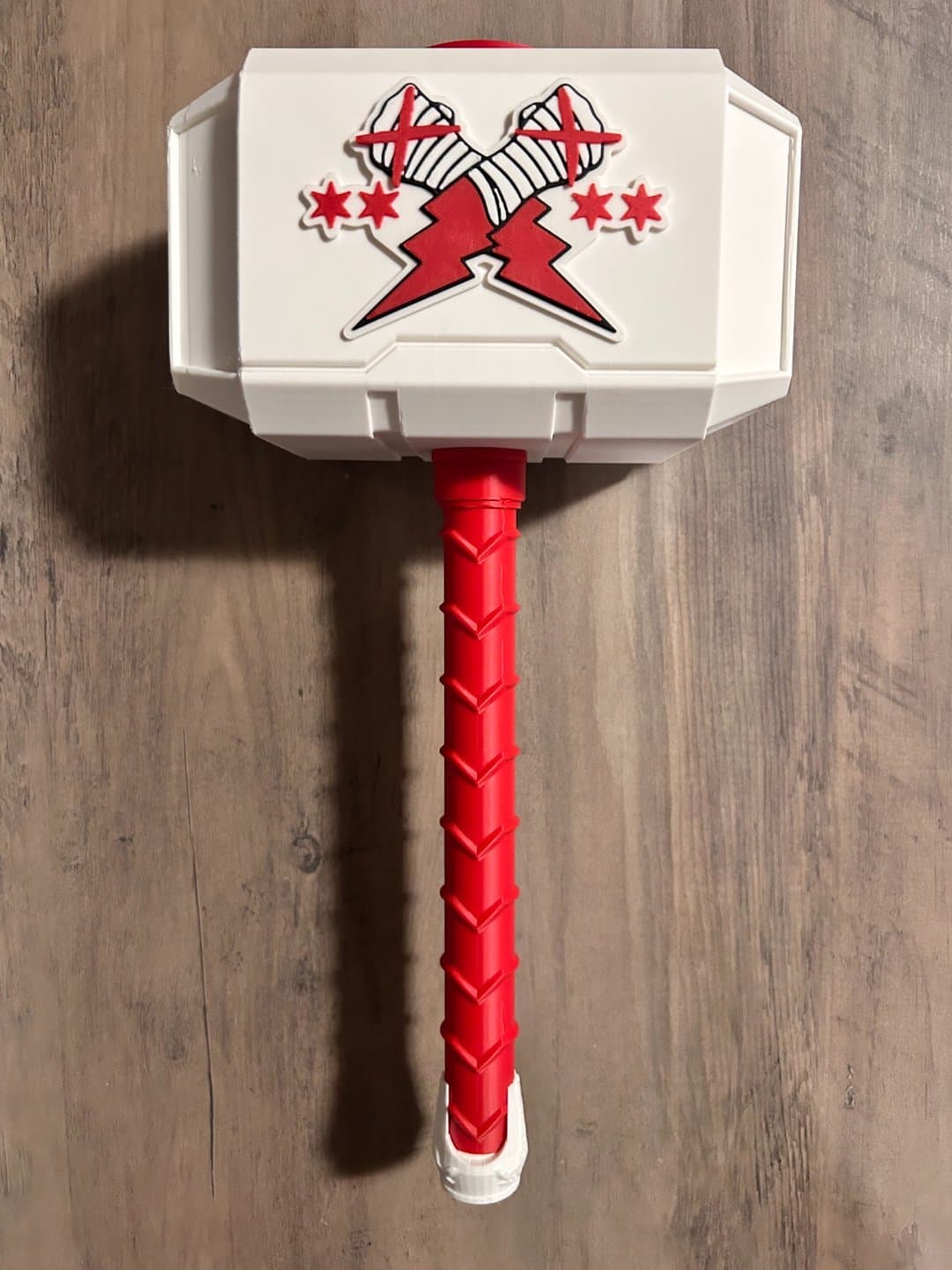 CM Punk WWE inspired Thor hammer and rock stand!